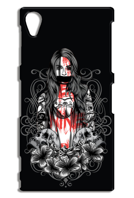Girl With Tattoo Sony Xperia Z1 Cases
