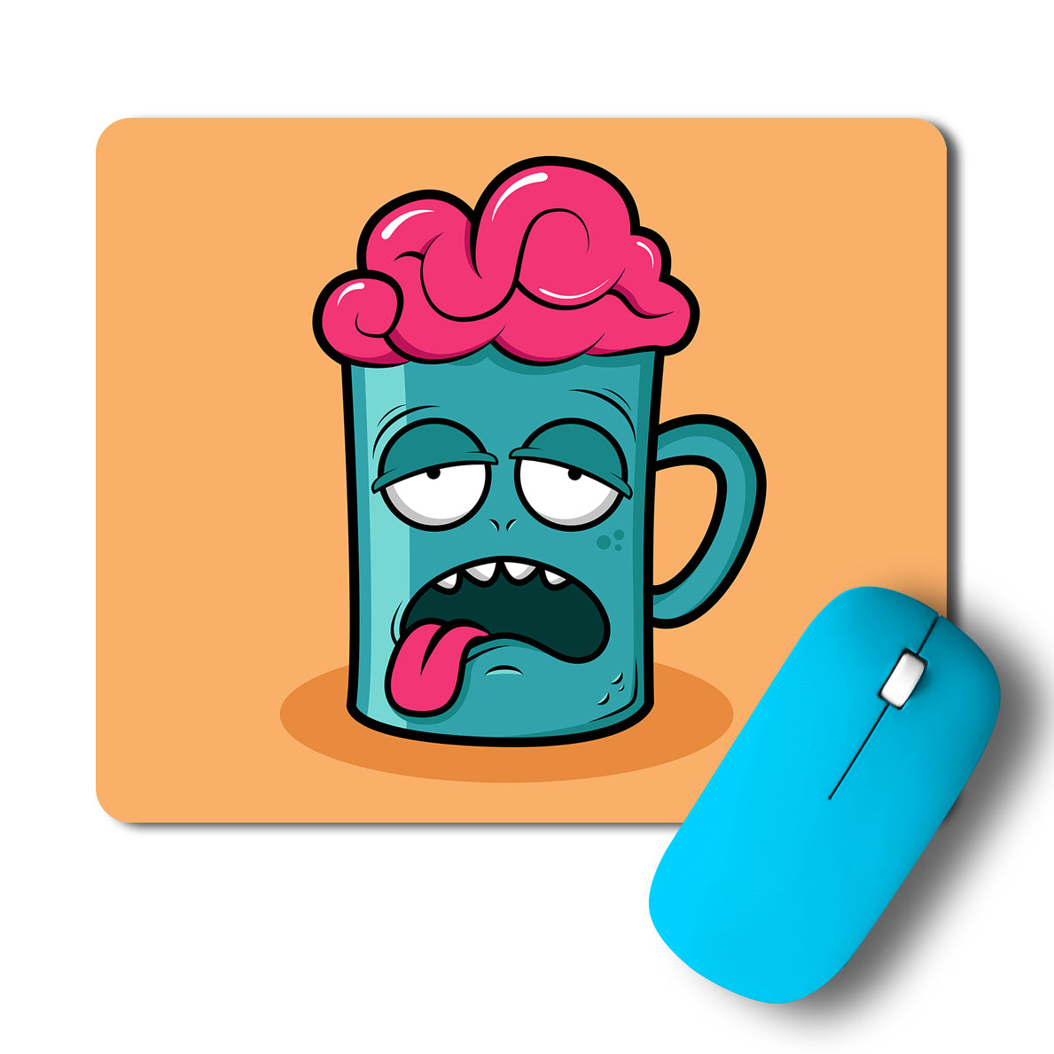 Tired Brain Artwork Mousepad