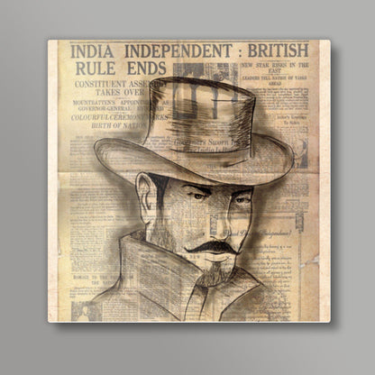 Bhagat Singh Square Art Prints