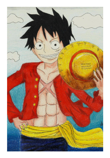 Wall Art, Monkey D. Luffy - One Piece Wall Art