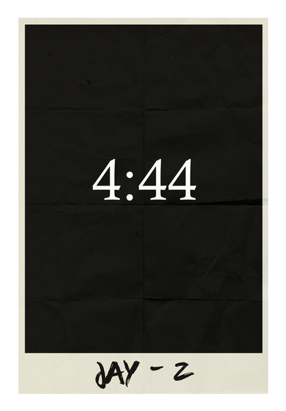 Jay-Z- 4:44 MINIMAL ALBUM ART Wall Art