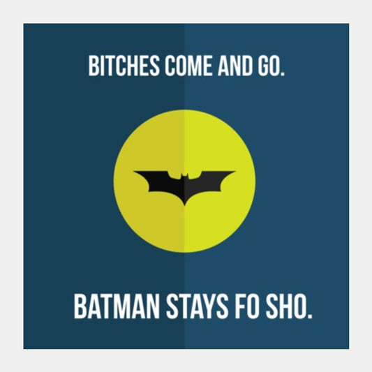 Square Art Prints, BATMAN QUOTES