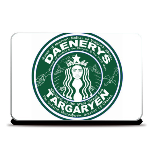 Coffee Dragon Queen Laptop Skins