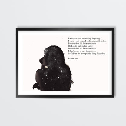I Chose You Wall Art