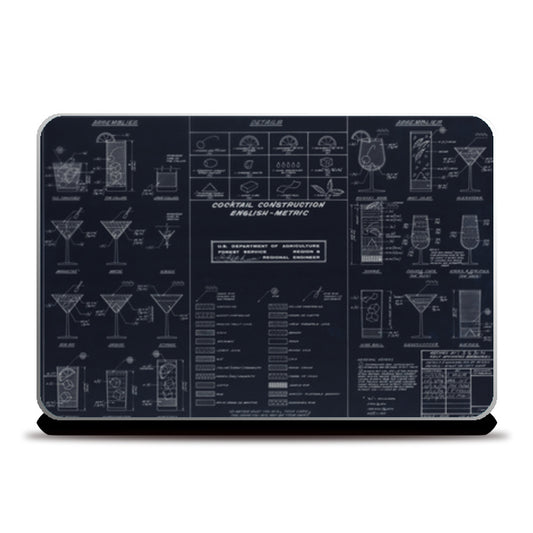 Cocktail construction Laptop Skins