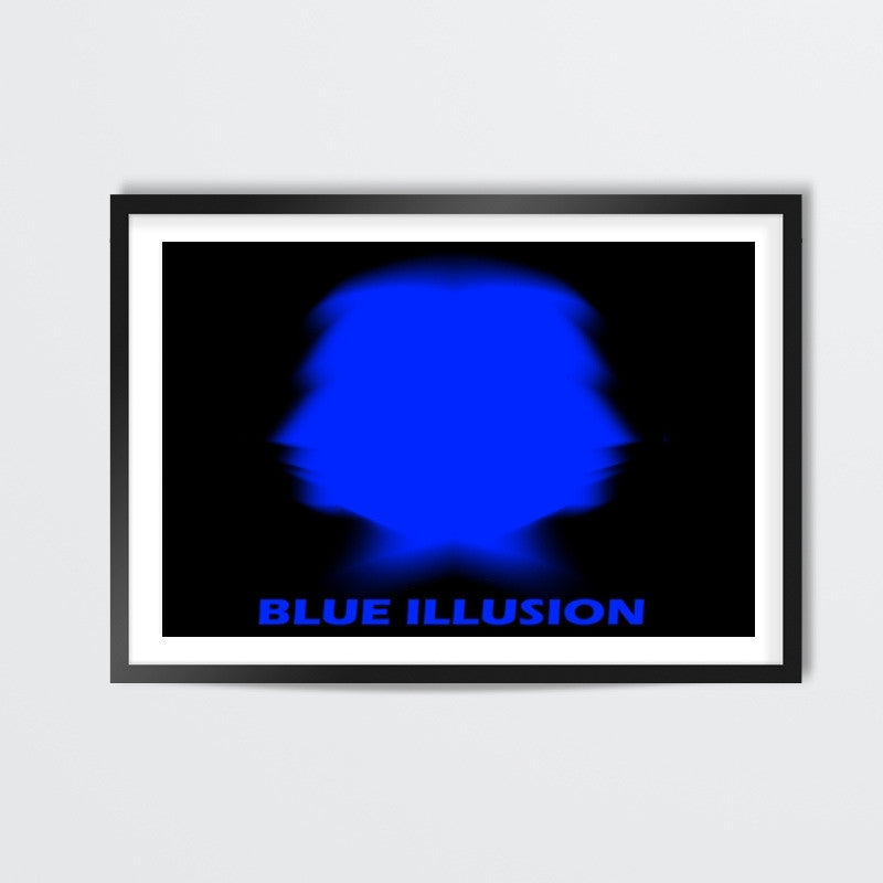 Blue Illusion Wall Art