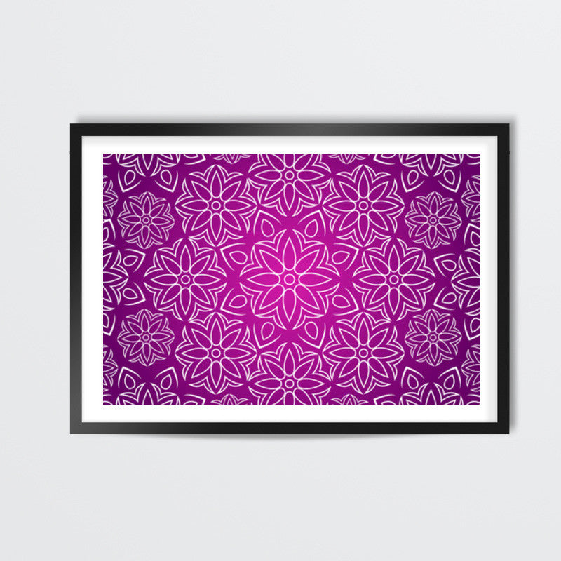 Abstract Flowers Wall Art