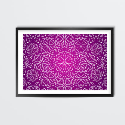 Abstract Flowers Wall Art