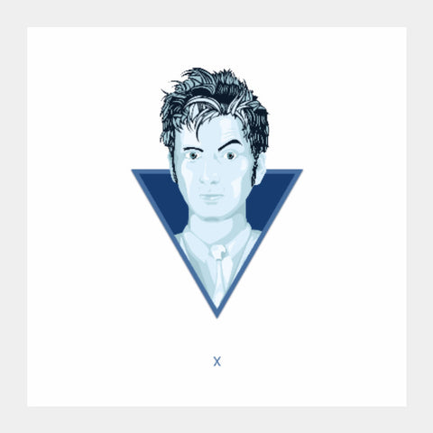 Square Art Prints, Doctor Who - Tenth Doctor