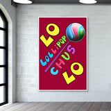Lo Lollipop Chus Lo (Red Back) Wall Art
