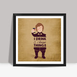 Tyrion Lannister - Game of Thrones Square Art Prints