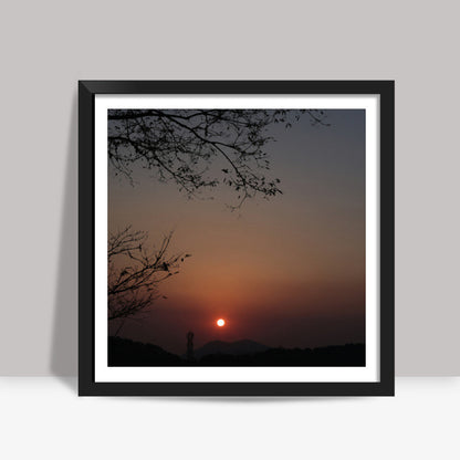 The Kasauli Sunrise Square Art Prints