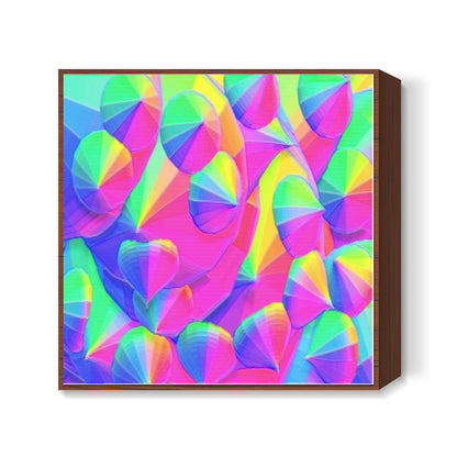 Colorful parasite Square Art Prints