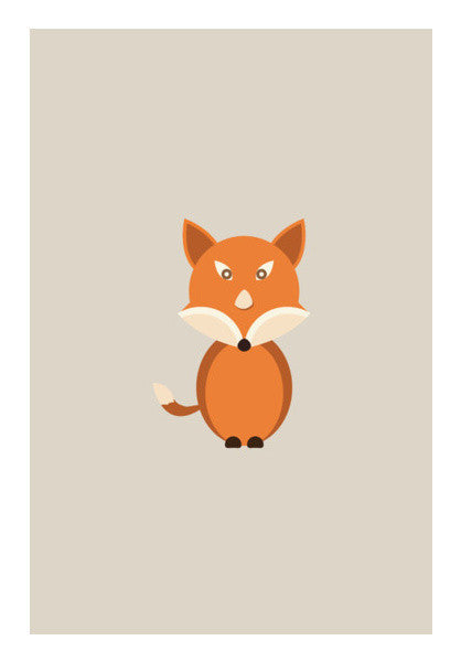 Cute Little Fox Art PosterGully Specials