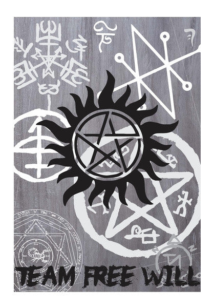 Wall Art, Supernatural sigils Wall Art