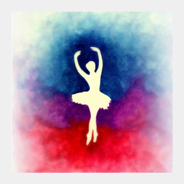 Ballerina  Dance  Music Square Art Prints PosterGully Specials