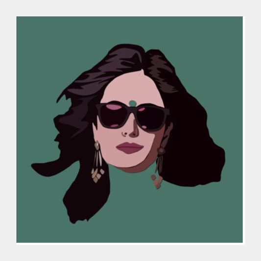 Kala Chasma ft. Katrina Kaif Square Art Prints