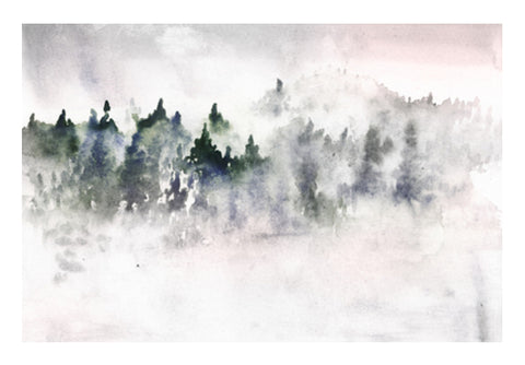 Winter mist Wall Art