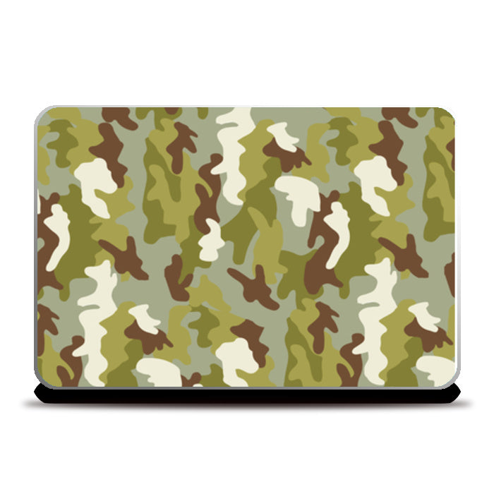 Camouflage Dark green  Laptop Skins