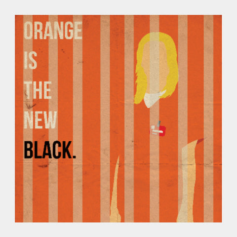 Square Art Prints, Orange Is The New Black Square Art