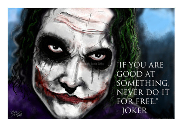 Jokers Advice Wall Art