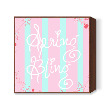 Spring flower Square Art Prints