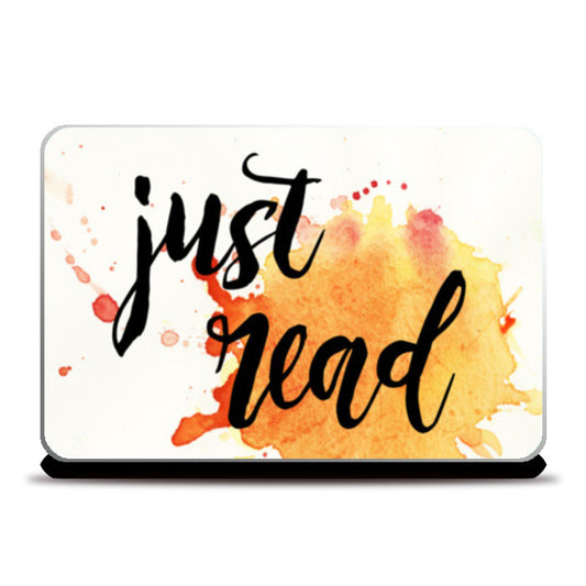 Books love Bibliophile just read quote  Laptop Skins