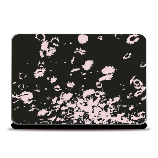 Pink Flowers Laptop Skins