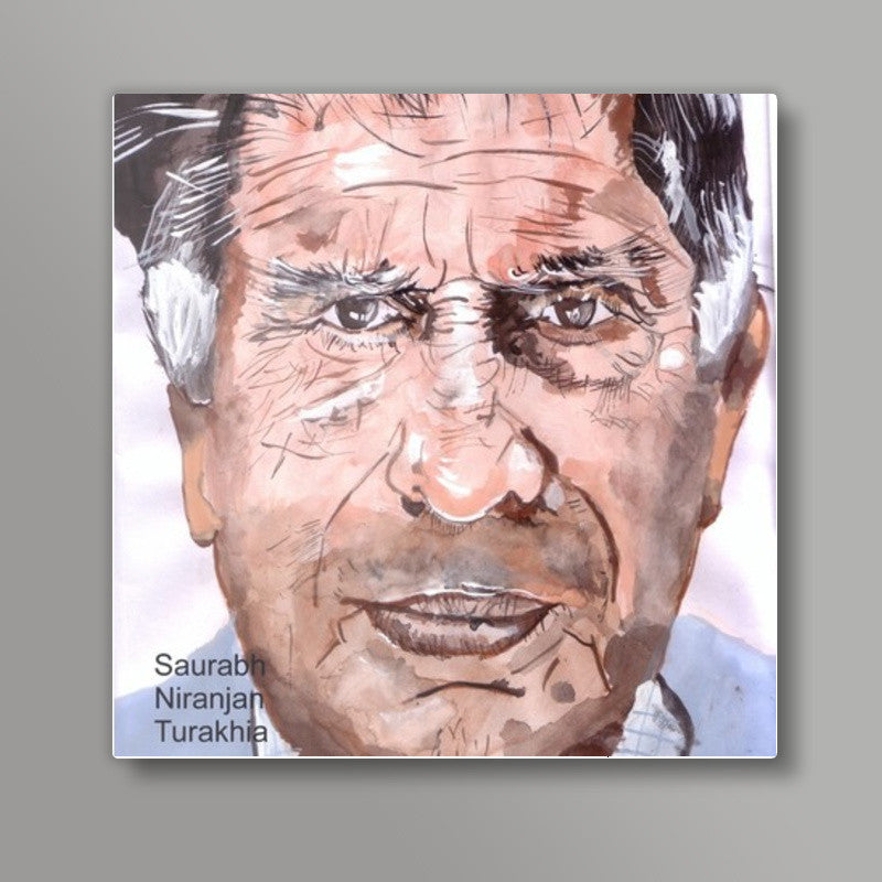 A promise is a promise, believes Ratan Tata Square Art Prints