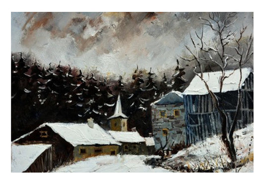 Wall Art, winter landscape 5451 Wall Art