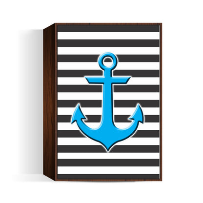 Stripes Anchor Wall Art