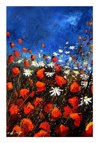 red poppies 4571 Wall Art