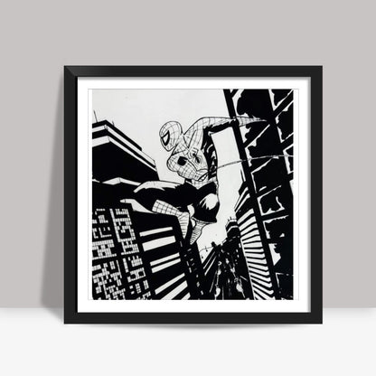 Spiderman Square Art Prints