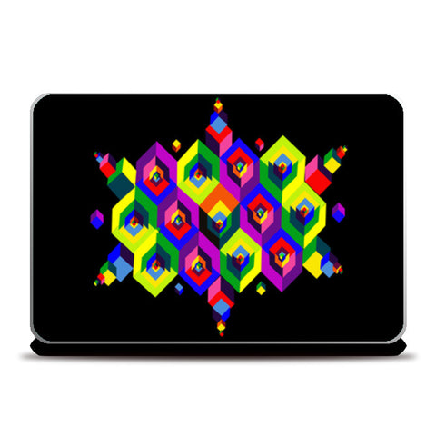 Cube Dimension Laptop Skins