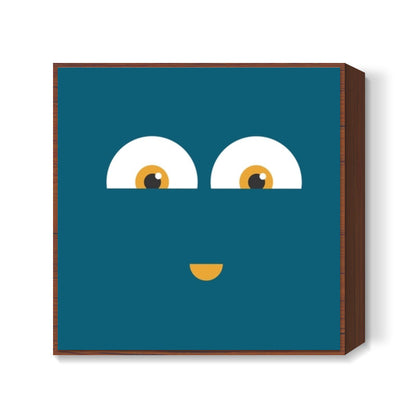 happy face Square Art Prints