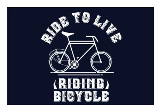 PosterGully Specials, Ride To Live Wall Art