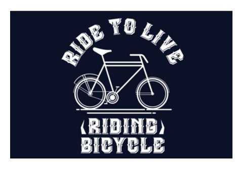PosterGully Specials, Ride To Live Wall Art