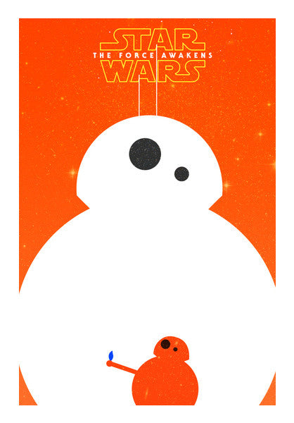 Wall Art, BB-8 MINIMAL POSTER Wall Art