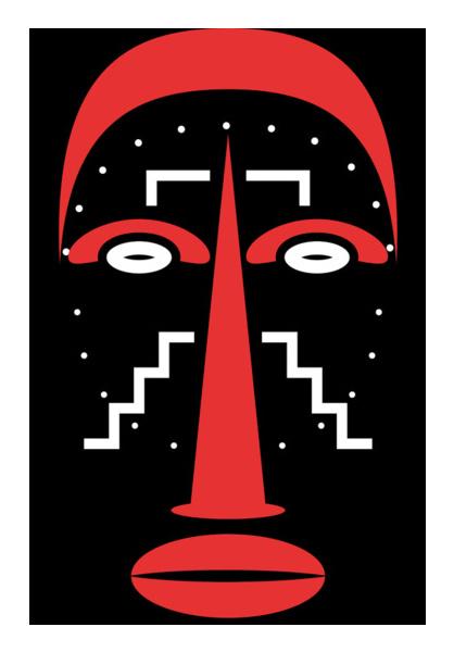 PosterGully Specials, Ligbi Mask Wall Art