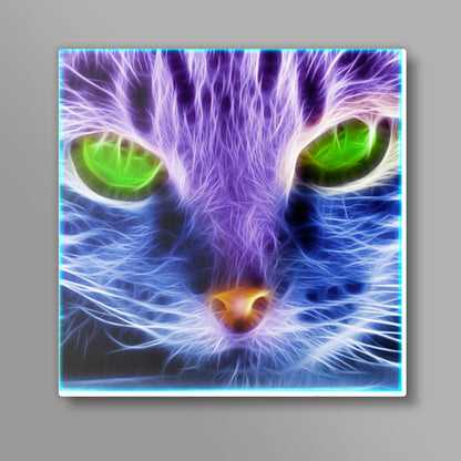 Mystic Cat Square Art Prints