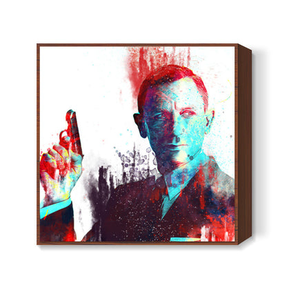 007 - Daniel Craig Square Art Prints