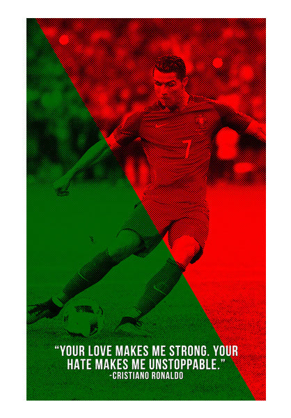 Cristiano Ronaldo Artwork | #Footballfan Wall Art