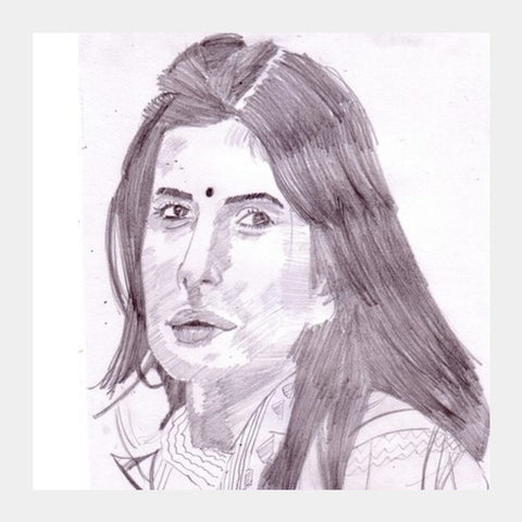 Square Art Prints, Bollywood superstar Katrina Kaif is an epitome of beauty Square Art Prints