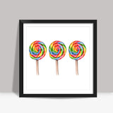 Lollipop Square Art Prints