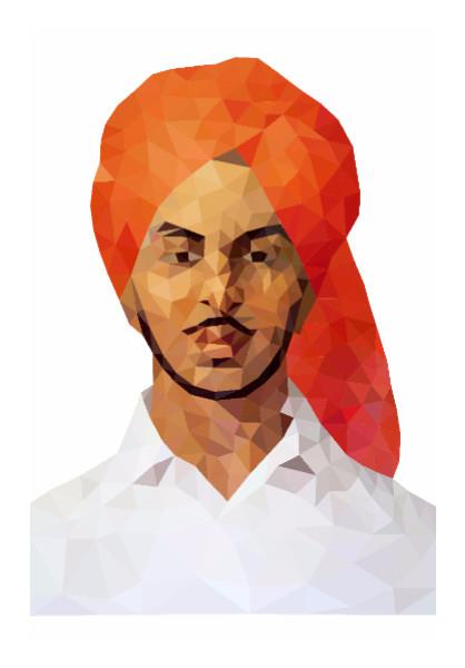 PosterGully Specials, Bhagat Singh Wall Art | Gagandeep Singh | PosterGully Specials, - PosterGully