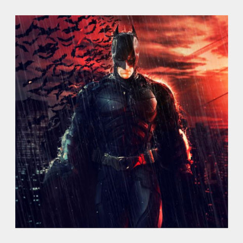Square Art Prints, The Dark Night Poster | ACreative, - PosterGully