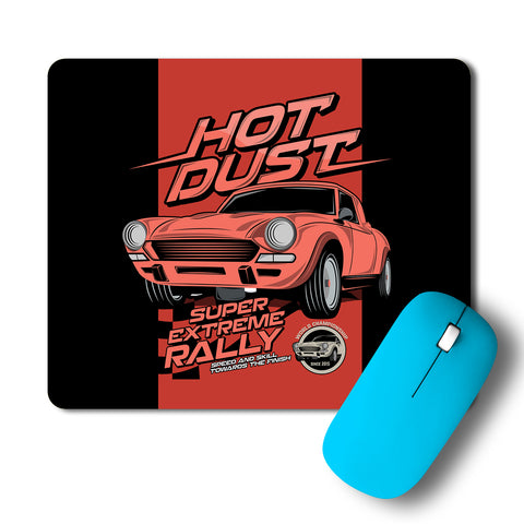 Hot Dust Super Extreme Rally Car Artwork Mousepad