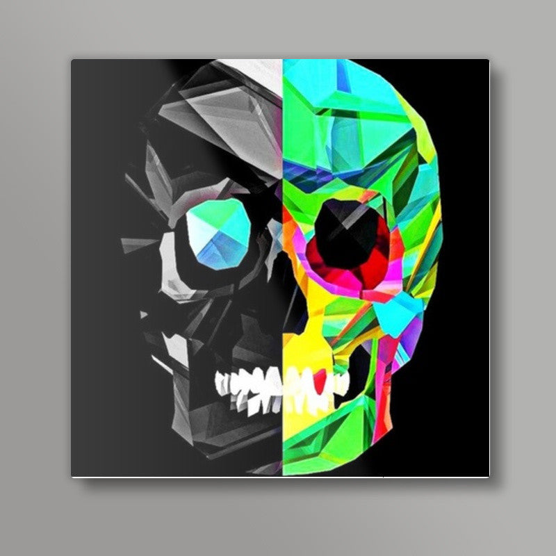 skull Square Art Prints