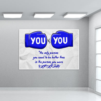 You Vs. You Wall Art