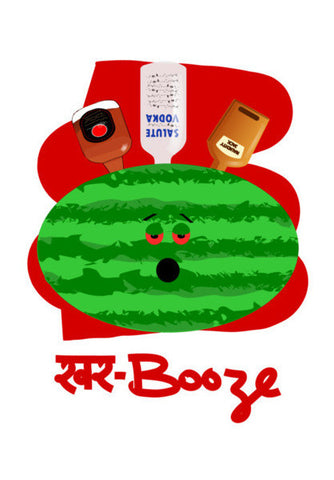 Khar Booze Watermelon Drink Art PosterGully Specials